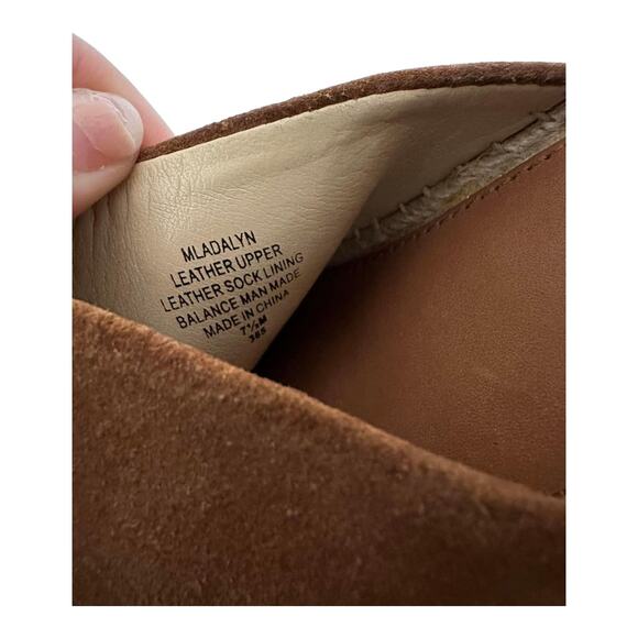 Marc Fisher LTD Womens Mladalyn Slingback Buckle Espadrille Heels Brown Size 7.5 - Picture 6 of 6